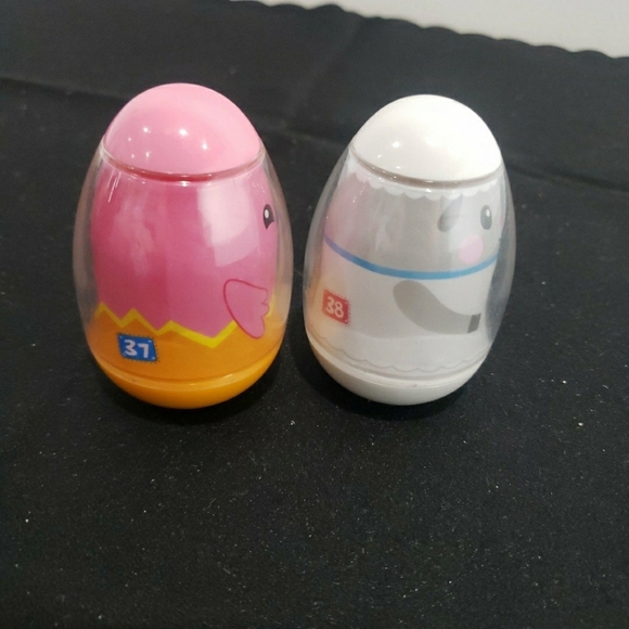 Hasbro Easter Egg Weebles 2009 Chick 37 and Lamb 38 - Picture 5 of 8